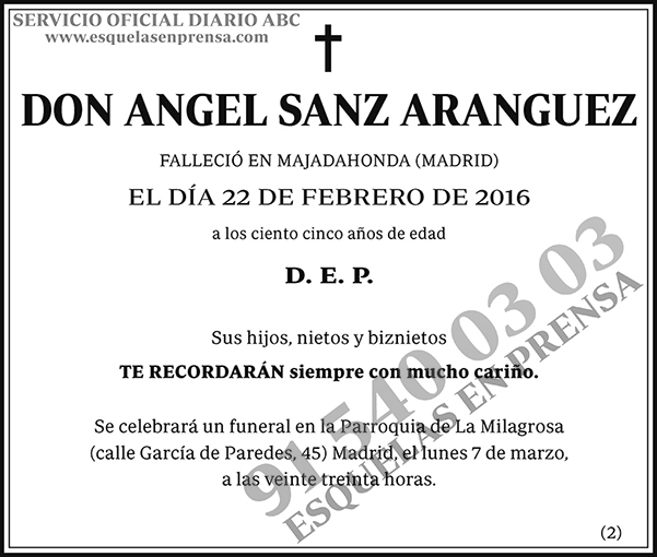 Angel Sanz Aranguez